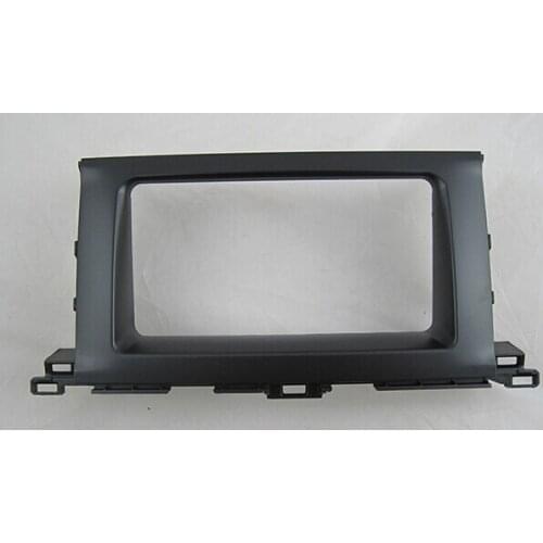 AHHDMCL Car Fascias Stereo Radio Audio Panel Navigation Frame Dash Kit For Toyota Highlander 2013 2014 2015 2016 2017