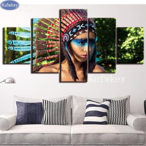 Almaznaya,Full Diamond Embroidery slae Diamond Painting 5 pcs African,Stitch Cross,3D,Diamond Mosaic,Needlework,decoration,gifts