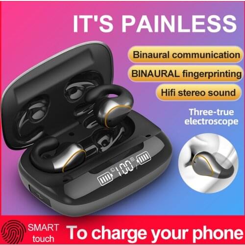 Bluetooth 5.0 Earphones Wireless Headphones with LED Display and Charging Box for Sports Waterproof Earbuds Ear Buds Bluetooth