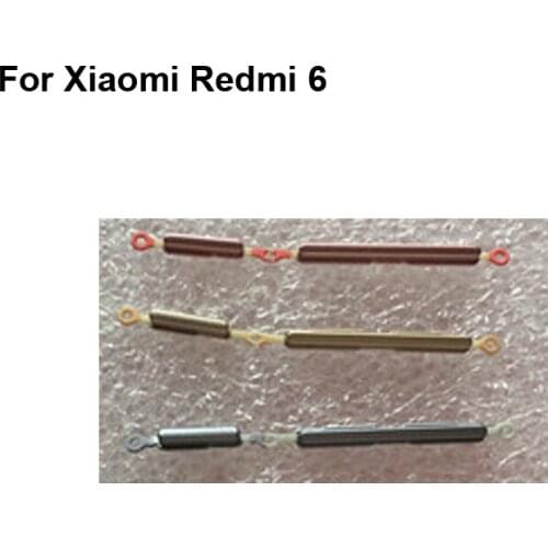 Side Button For Xiaomi Redmi 6 Power On Off Button + Volume Button For Xiao mi Redmi 6 Side Buttons Set Redmi6