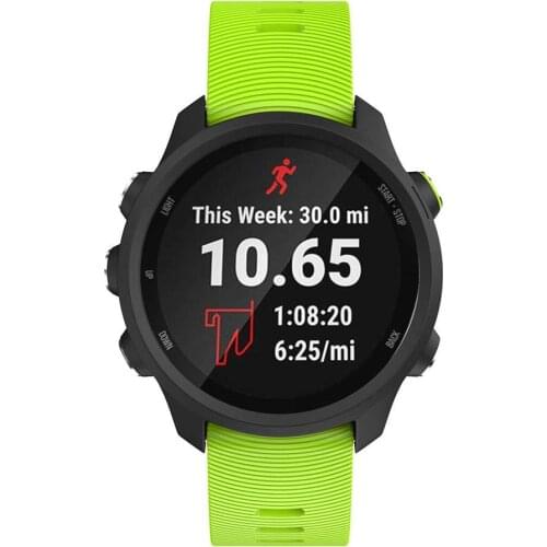 Colorful Soft Silicone Replacement Strap for Garmin Forerunner 245 Smart wristband for Garmin Forerunner 245M Watch band