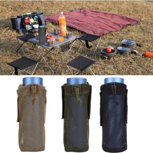 Water Bottle Holder,Foldable Lightweight Bottle Pouch,Molle Hydration Flask Holster Carrier,Outdoor Sport Camping
