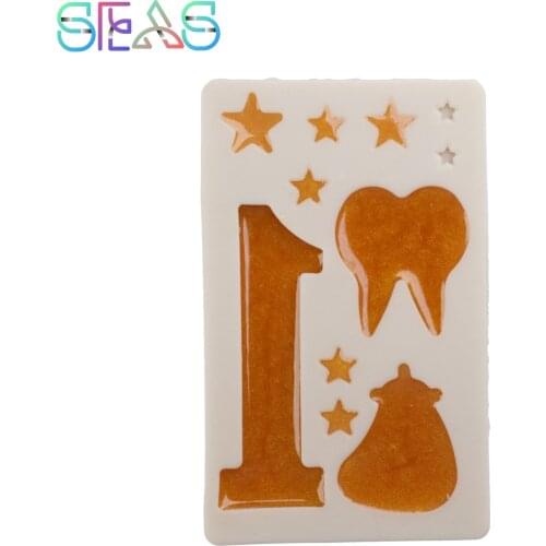 Baby 1 Year Old Cake Decorating Tools Creativity Baking Tray Silicone Mold Pastry Tools Accessories Kitchen Tools Accessories