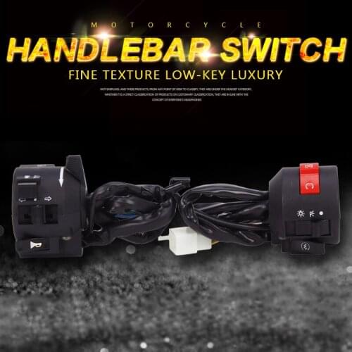 Motorcycle high light left right turn signal horn start switch handle Button assembly For Honda Rebel CA250 CMX250 CMX250C