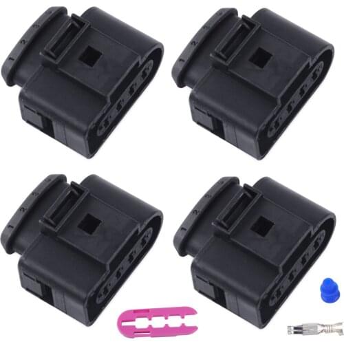 4PCS/set Coil Connector Repair Kit IC39 Plug Fit For Audi A4 A6 A8 VW Golf Passat Jetta Polo Touran Touareg