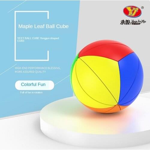 Yongjun 3D Magic Cube Speed Yeet Ball Cube YJ Learning Educational Toy for Children Office Anti Stress Round shape cubo magico