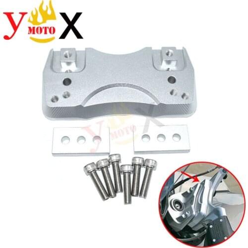 Motorcycle Drag Bar Handlebar Riser Rise Clamp Spacer Base Seat Adapter Mounting For BMW K1200GT 2005-2008 K1300GT 2009-2012