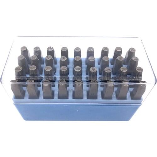 New 38pcs 4mm Leather Alphabet Number Letter Stamping Tool Steel Die Stamp Set Punch Pressing Kit Leather Craft Stamping tool