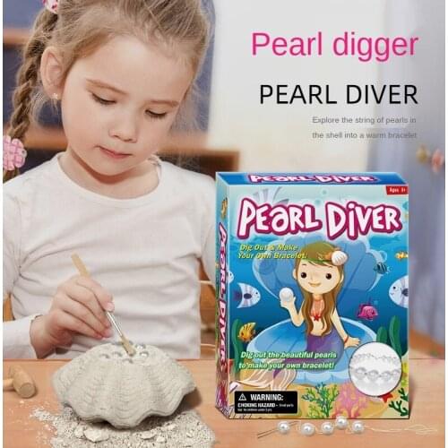 2021 New DIY Craft Beads Toys For Children Shell Pearl Girl DIY Creative Best Birthday Gift Girl Arts And Crafts For Kids Toys