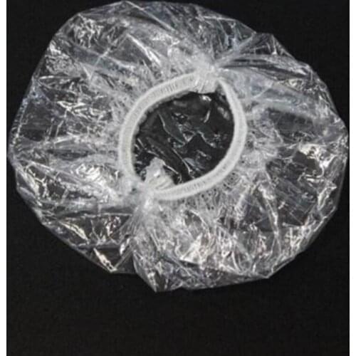 100Pcs Disposable Clear Ear Cover Caps For Home Use Hotel Hair Salon Shower