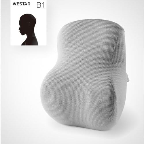 Seat Cushion Lumbar Support Waist Pad Office Chair Back Cushion Car Memory Four Seasons Lumbar Pillow Maternity Waist Pillow