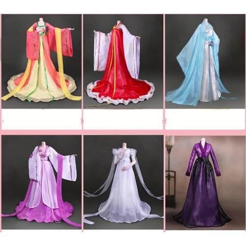 1/3 scale BJD clothes Chinese ancient costume Hanfu Palace style Fairy dress for BJD/SD SD10 SD13 girl doll accessories C0589