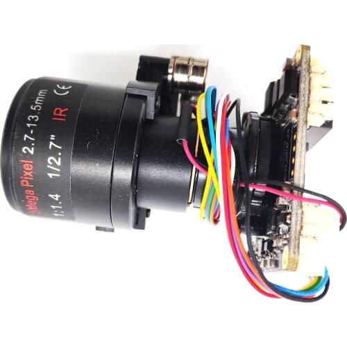 Starlgiht H.265 1080P Human detection alarm wi fi PTZ Camera board, 2.7-13.5mm Lens autofocal lens, TF card Slot, Sony IMX307