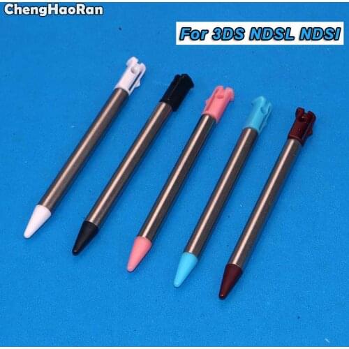 ChengHaoRan 5Pcs Retractable Metal 7-12cm Length Touch-Screen Stylus Pen Set For 3DS NDSL NDSI Gaming Accessory Stylus Pens