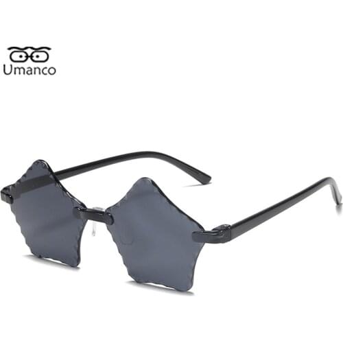 Umanco 2021 Fashion Children Sunglasses Star PC Frame AC Lens UV400 Kids Boys Girls Modeling Sun Glasses Beach Travel Gifts