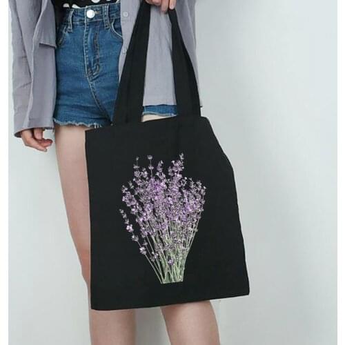 Leaves Plant Printed Handbag Women Shopping Sun Flower Daisy Shoulder Canvas Bag Outdoor Travel Beach Daily Use Storage Totes