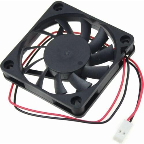 10 Pieces/lot Gdstime Brushless 2pin 2510 Connector 60mm x 60mm x 10mm 6cm 60mm 5V DC Cooling Fan