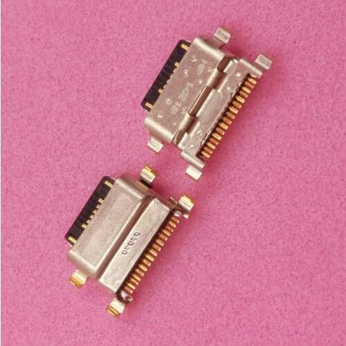 10Pcs Charging Dock Port Connector For Samsung Galaxy G6200 A6S Usb Charger Type C Jack Socket Contact Plug