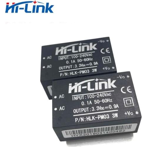 Free Shipping New Original HLK-PM03 220V to 3W 3.3V Power Module AC DC