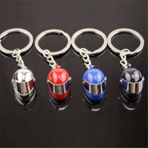1pc Motorcycle Helmet Keychain Auto Motor Casque Key Chain Ring Trinket For Men Key Chain Holder Chaveiro Llaveros Gift jewelry