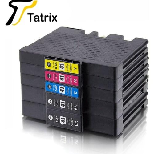 Tatrix Compatible cartridge For Ricoh GC41 GC-41 For Ricoh SG 3110DNw/3110SFNw/3100SNw/2100N/3110DN/7100DN With Pigment Ink