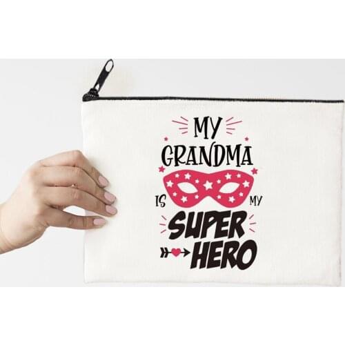 Grandma Print Cosmetic Bags Bachelorette Party Makeup Bag Toiletries Organizer Pouch Awesome Grandma Purses Wedding Gifts
