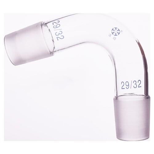 75 degree elbow,Joint 29/32,Distillation elbow,Distilling head 75 degree,bent standard ground mouth