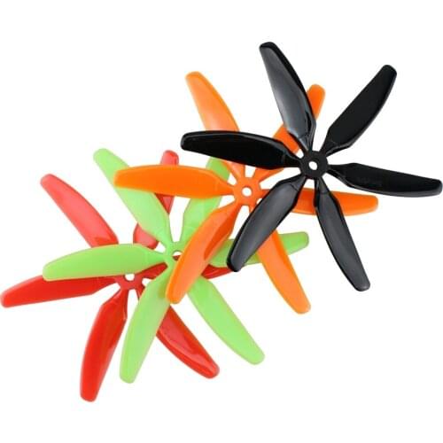 6 Pairs 5040 65 PC Blade Propeller CW CCW Para QAV250 ZMR250 RC Multicopter Parte