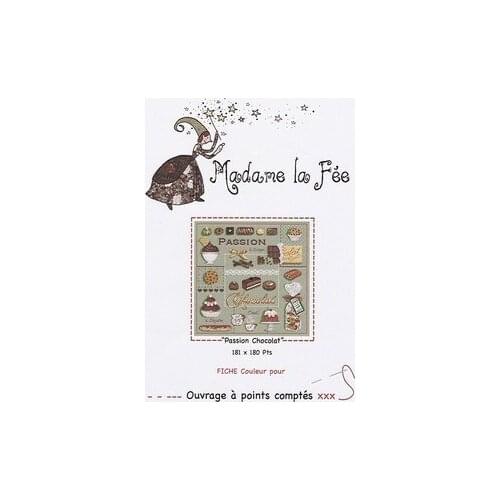Counted Cross Stitch Kit Cross stitch RS cotton with cross stitch Chocolate Series