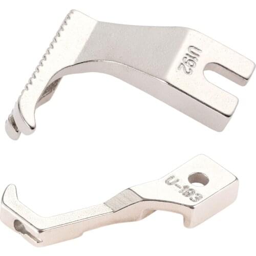 Metal DY Synchronous Car Presser Foot Thick Leather Presser Foot Non-trace Without Teeth Flat Bottom Presser Foot U192 U193