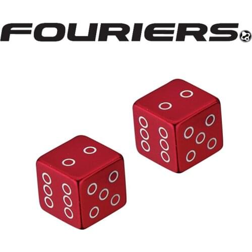 FOURIERS VL-US001 Mountain Bike Aluminium Alloy AL6061-T6 Bicycle Accessories tubes valves USA valve cap bike dice valve cap