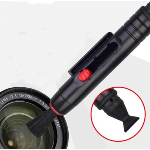 Lens Cleaner Pen 3 in 1 Kit Dust Cleaner For DSLR Camera Lenses Filters Cleaning Retractable Brush