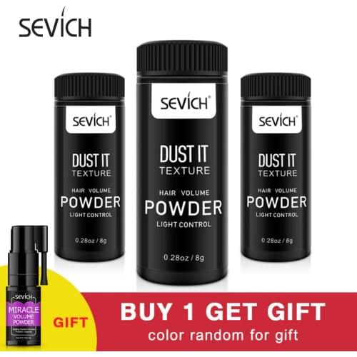 Sevich 20Pcs/lot 8g Mattifying Powder Increases Hair Volume Captures Haircut 10pcs Unisex Modeling Styling Hair Powder Hairspray