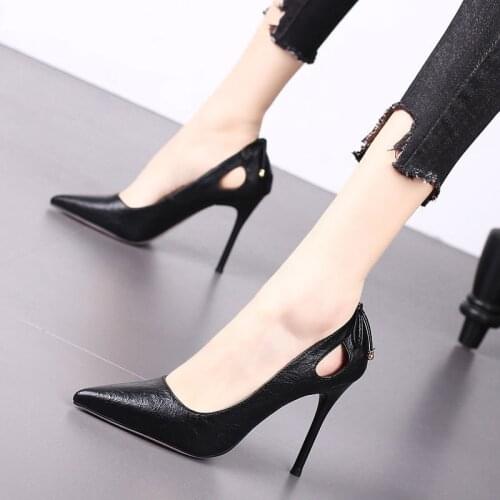 MGHY Pumps 34-40 size , 10cm heel, New Korean pointy shoes, ladies shoes, high heels, stiletto heels, sexy work shoes 009