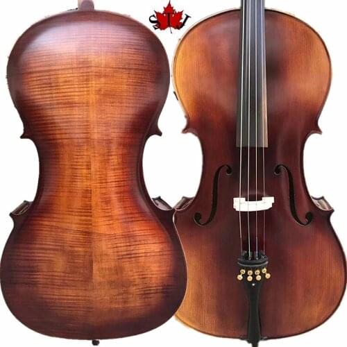 Strad style SONG Brand 4/4 cello,Maple back & SPruce top,resonant sound