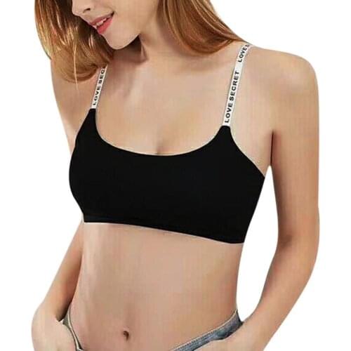 Women Tube Tops Fitness Breathable Sexy Seamless Sport Bra Casual Lingerie Solid Shoulder Strap Underwear