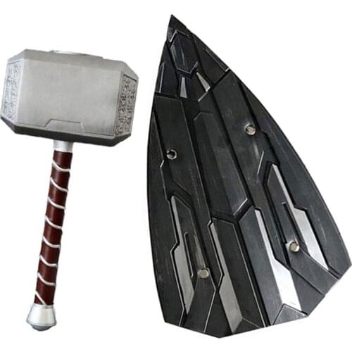 1:1 cosplay Axe Hammer Stormbreaker vengers War Shield Weapons PU&Foam Kids Gift