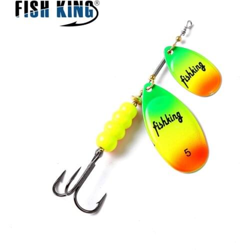 1pc Fishing Lures 25g/11cm Double Metal Spinner Spoon Long Cast Hard Baits with Carbon Steel Treble Hook Pike Fishing Tackle