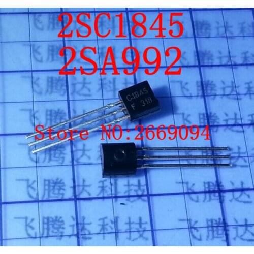 100pcs/lot Free Shipping Hi-fi the tube (2SA992 + 2SC1845) each 50pcs KSC1845 KSA992 A992 C1845 new original