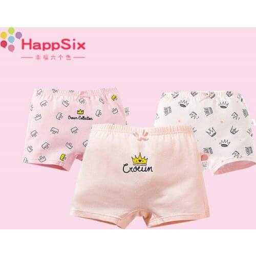 3pieces/lot girls boxer cotton girl panties Modern Christmas deer winter new baby baby girl boxer shorts no clip pp