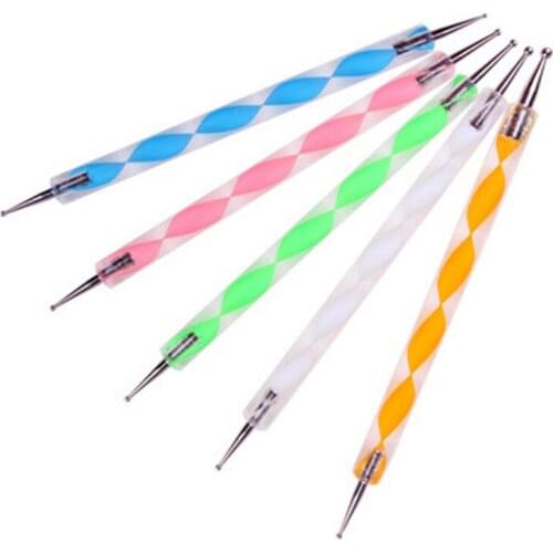 5pcs Clay Tools DIY Clay Plastic Trimming Set Beginner Carving Moulding Kit Pottery Clay Tools Nail Point Drill Creasing Tools