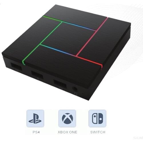 PXN-K5 Pro Keyboard Mouse Controller Adapter Converter for Xbox One/PS3/PS4/Switch Game Console USB Gaming Adapter Converter