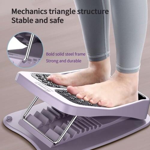Anti-Slip Adjustable Foot Calf Stretcher Incline Board Body Stretching Tool for Sports Yoga Massage Fitness Pedal Stretcher
