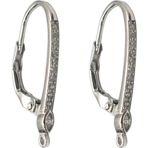 Beadsnice 925 sterling silver french earring hook leverbacks component handmake items ID36588