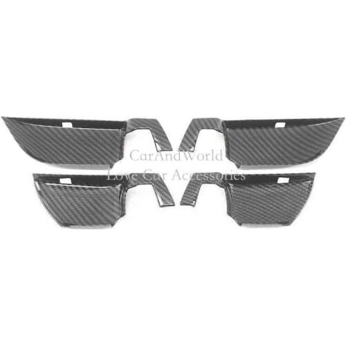 For Honda Accord 10th 2018 2019 2020 ABS Chrome Car Inner Door Handle Bowl Cover Trim Stickers Interior Moulding Accessories