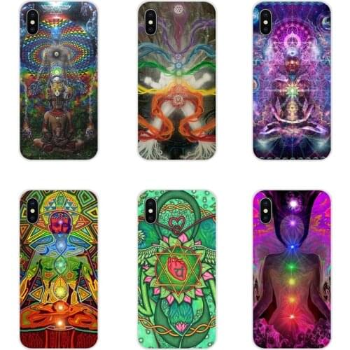 For Samsung A10 A30 A40 A50 A60 A70 M30 Galaxy Note 2 3 4 5 8 9 10 PLUS The mandala chakra yoga Accessories Phone Cases Covers