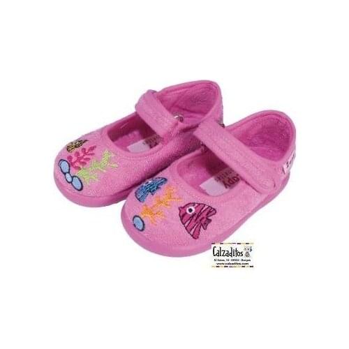 Home slippers for girl with fish Dobsons.com