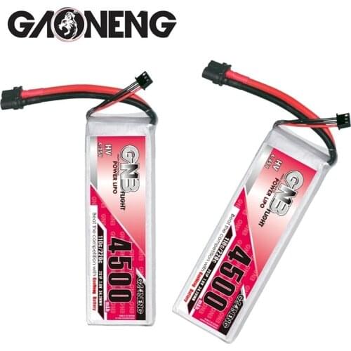 GNB GAONENG 7.6V 4500mAh 2S 110C MAX 220C LiPo Battery for 1:8 1/8 RC Car Four Drive Off-Road Boat for FPV Drone Helicopter