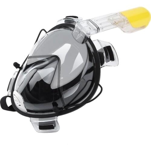 Underwater Full Face Snorkeling Mask Arc Surface Scuba Diving Mask Anti Fog Snorkeling Diving Mask For Swimming Spearfishing