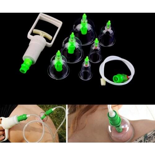 New 6 Cans Massager Health Monitors Products Can Opener Pull Vacuum Cupping of The Tanks Cutem Extractor Acupuncture